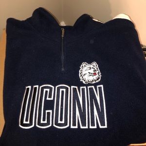 Vintage UConn Reebok Quarter 1/4 Zip